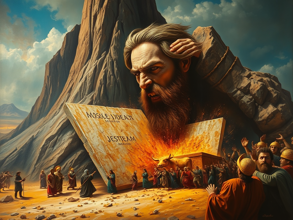 זעמו של משה, דימוי דיגיטלי, אילן מויאל