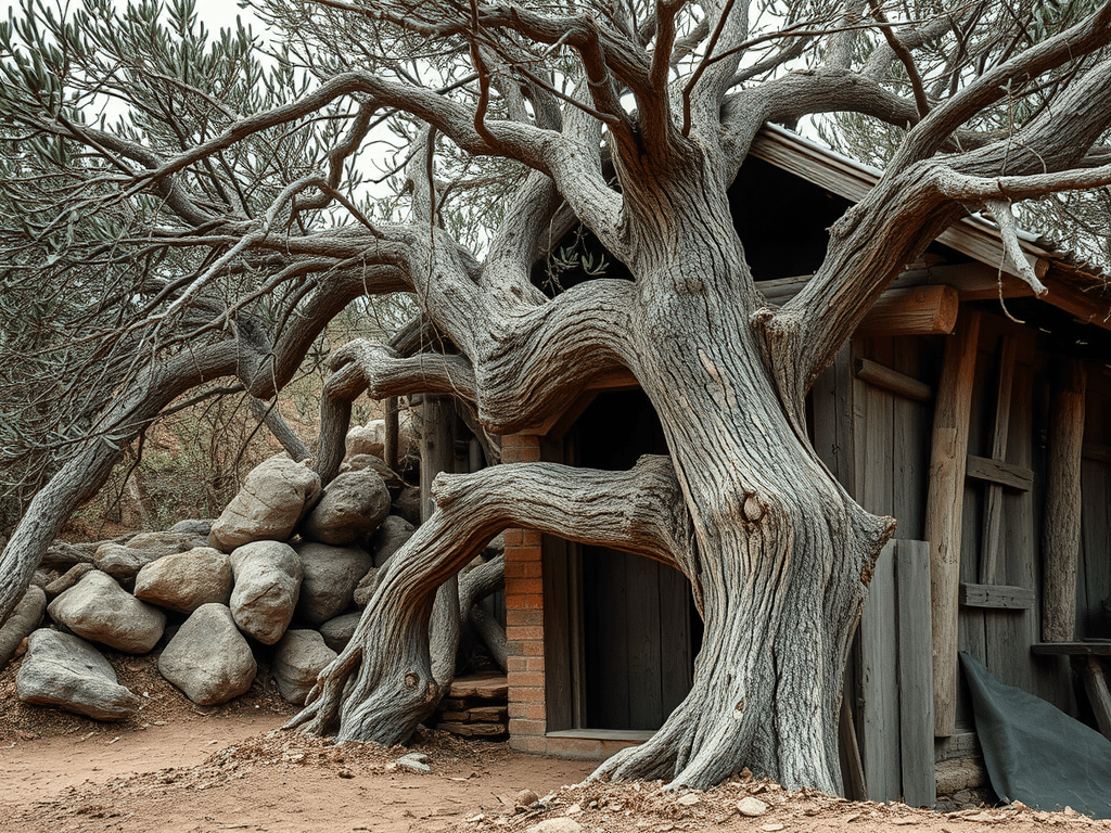 עץ הזית, כמו הבית, דימוי דיגיטלי/ אילן מויאל